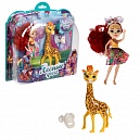 Кукла 1TOY Лесные Феи с жирафом, детская, принцесса леса, игрушка для девочки, 16 см