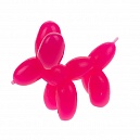 1toy Жмяка собака-воздушный шарик  7,5х6х3 см, розовая