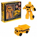 Робот - трансформер, тракботы 1TOY Самосвал, машинка, игрушка для мальчиков и девочек, детей