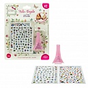 Набор для маникюра детский LUKKY Нэйл-Дизайн 2 Мемы: лак для ногтей светло розово-сиреневый и наклейки