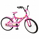 Велосипед детский для девочек двухколесный 20" розовый Велик