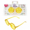 Lukky Fashion Солнцезащитные очки д.подростков и взрослых "Смайлик", желтая оправа и линзы,карта,пакет