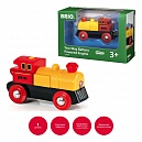 Игрушка BRIO Паровоз железной дороги, со световыми эффектами