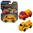 Машинка игрушка для мальчика 2в1 Transcar Double 1toy: автокран – бетономешалка