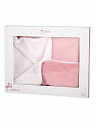 Одеяло-конверт для куклы Arias, бело-розовый, упакован в коробку