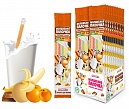 МОЛШЕБНАЯ ПАЛОЧКА трубочки для молока 5шт. (шоколад, банан, дыня, персик, апельсин), блок 24 шт. (30г x 24 x 6)