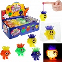 Светящаяся антистресс-игрушка для рук 1TOY Йо-Ёжик Тролль, для детей и взрослых, 4 вида в ассортименте