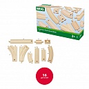Игровой набор BRIO Железная дорога - полотно (базовые элементы)