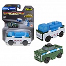 Машинка игрушка для мальчика 2в1 Transcar Double 1toy: автоцистерна – внедорожник