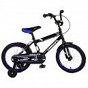 Велосипед детский 16" для мальчика, с жесткой вилкой, задним тормозом U-Brake на руле, пластиковыми крыльями, защитной накладкой на выносе, защитой цепи